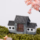 Fantastical Fairy Garden with Ancient Archway and Flower Pots